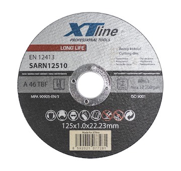 XTLINE SARN11510 Kotouč řezný na ocel / nerez, 115x1,0x22,2 mm