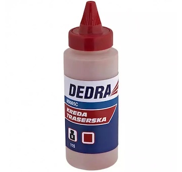 Dedra M9005C Značkovací křída 115g, červená