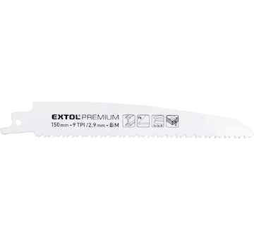 EXTOL PREMIUM 8806203 plátky do pily ocasky 3ks, 150x22x1,6mm, Bi-metal