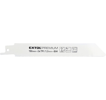 EXTOL PREMIUM 8806204 plátky do pily ocasky 3ks, 150x19x0,9mm, Bi-metal