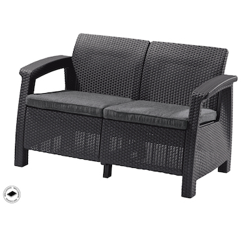 Keter CORFU LOVE SEAT - grafit 206211