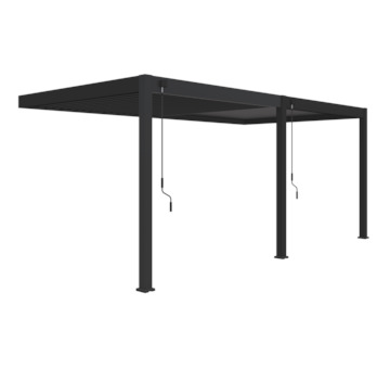 Rojaplast Bioklimatická pergola INTRO PLUS 6x3 m - do stěny 6332