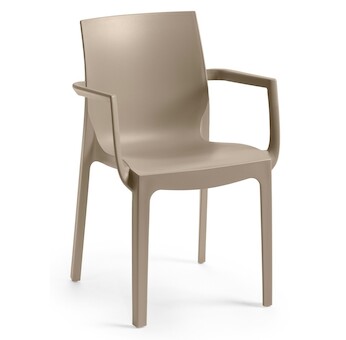 Rojaplast Křeslo EMMA ARMCHAIR- taupe 481802