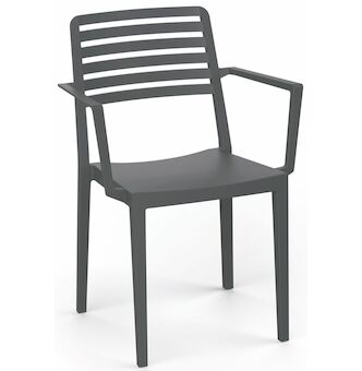 Rojaplast Křeslo ROW ARMCHAIR - černá 561900