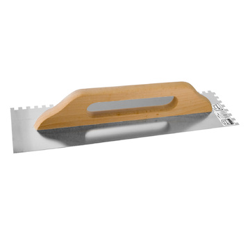 Stavtool ZN31052  Hladítko nerezové zubové | 480x130 mm, zub 4x4 mm