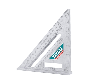 TOTAL TMT61201 Úhloměr, měřítko v palcích, 180x180mm