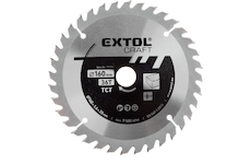 EXTOL CRAFT 19104 kotouč pilový s SK plátky, O 160x2,4x20mm, 36T