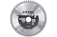 EXTOL CRAFT 19110 kotouč pilový s SK plátky, O 210x2,4x30mm, 60T