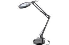 EXTOL LIGHT 43160 lampa stolní s lupou, USB napájení, 2400lm, 3 barvy světla, 5x zvětšení