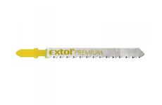 EXTOL PREMIUM 8805001 plátky do přímočaré pily 5ks, 75x2,5mm, HCS