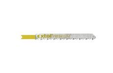 EXTOL PREMIUM 8805007 plátky do přímočaré pily 5ks, 75x4,0mm, HCS