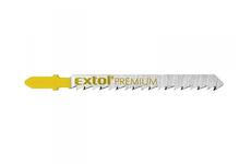 EXTOL PREMIUM 8805009 plátky do přímočaré pily 5ks, 75x4,0mm, HCS