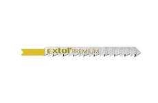 EXTOL PREMIUM 8805509 plátky do přímočaré pily 5ks, 75x4,0mm, HCS