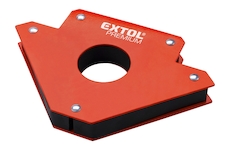 EXTOL PREMIUM 8815190 magnet-úhelník svařovací, 45°-90°-135°, nosnost do 34kg