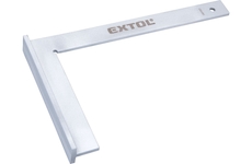 EXTOL PREMIUM 8825130 úhelník zámečnický s příložníkem, 250x160x5mm, ocelový