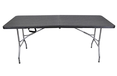 Rojaplast Stůl CATERING 180x74 cm ČERNÝ DS-CZ180W