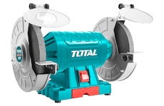 TOTAL TBG35020 bruska stolní dvoukotoučová, 350W, 200mm, industrial