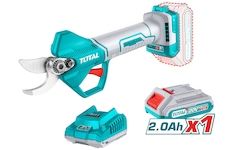 Total TSSLI202581 Nůžky zahradnické AKU, Brushless, 20V Li-ion, 2000mAh, industrial, 1ks baterie a nabíječky